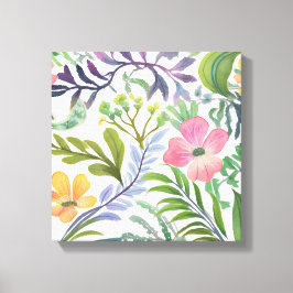 Spring Wildflower Bloemen | Bloemenvelden Canvas Afdruk