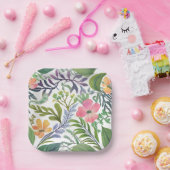 Spring Wildflower Bloemen | Bloemenvelden Papieren Bordje (Feest)