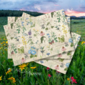 Spring Wildflower Bloemenweide Ephemera Decoupage Tissuepapier