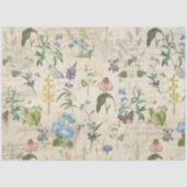 Spring Wildflower Bloemenweide Ephemera Decoupage Tissuepapier (Voorkant)