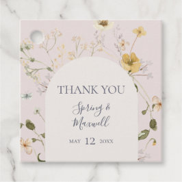 Spring Wildflower | Blush Bedankt voor je favoriet Bedankjes Labels