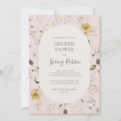 Spring Wildflower | Blush Lingerie Shower Kaart (Voorkant)