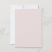 Spring Wildflower | Blush RSVP-kaart RSVP Kaartje (Achterkant)