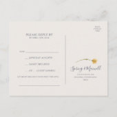Spring Wildflower | Blush Song Request RSVP Briefkaart (Achterkant)