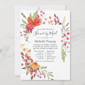 Spring Wildflower Bridal of Baby shower per post Kaart (Voorkant)