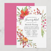 Spring Wildflower Bridal of Baby shower per post Kaart (Voorkant / Achterkant)