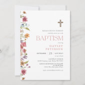 Spring Wildflower Bridal Shower Invitation Kaart (Voorkant)