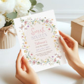 Spring Wildflower Butterfly Garden Sweet 16 Kaart