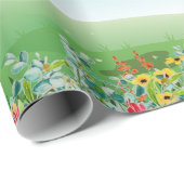 Spring Wildflower Craft of inpakpapier (Rol Hoek)