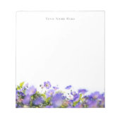 Spring wildflower customizable Notepad Notitieblok (Voorkant)