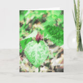 Spring Wildflower Digital Art Kaart (Voorkant)