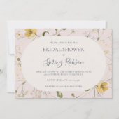 Spring Wildflower | Duizelig horizontaal Vrijgezel Kaart (Voorkant)