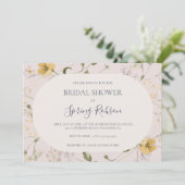 Spring Wildflower | Duizelig horizontaal Vrijgezel Kaart (Staand voorkant)