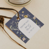 Spring Wildflower | Dusty Paars Hartelijk dank Bedankjes Labels