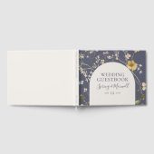 Spring Wildflower | Dusty Paars Wedding Guest Boo Gastenboek (Volledig)