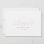 Spring Wildflower Field Baby shower 3 foto's Bedankkaart (Achterkant)