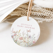 Spring Wildflower Field Baby shower dank u