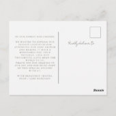 Spring Wildflower Field Baby shower dank u Briefkaart (Achterkant)