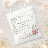 Spring Wildflower Floral Wedding Bedankzakje (Geknipt)