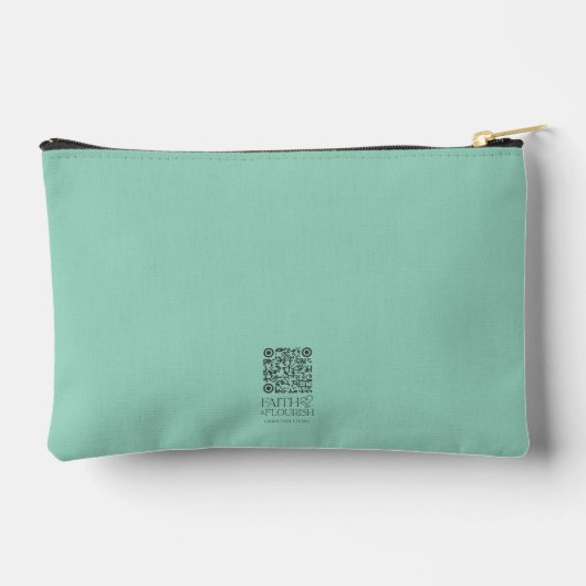 Spring Wildflower Garden Bijbelvers gepersonalisee Etui (Achterkant)