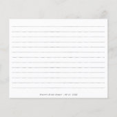 Spring Wildflower Garden chic Vrijgezellenfeest Re (Achterkant)