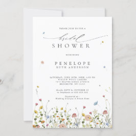 Spring Wildflower Garden Floral Chic Vrijgezellenf Kaart