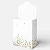 Spring Wildflower Garden Floral Minimalistische br Bedankdoosjes (Geopend)