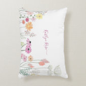 Spring Wildflower Garden | Gepersonaliseerd Accent Kussen (Voorkant(Verticaal))