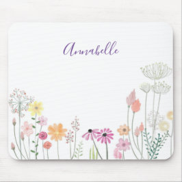 Spring Wildflower Garden | Gepersonaliseerd Muismat