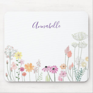 Spring Wildflower Garden Gepersonaliseerd Muismat