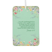 Spring Wildflower Garland Bijbel Luchtverfrisser (Voorkant)