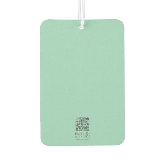 Spring Wildflower Garland Bijbel Luchtverfrisser (Achterkant)