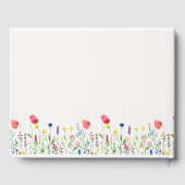 Spring Wildflower Gedekte Guestbook Gastenboek (Achterkant)