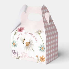 Spring Wildflower Gelukkige Verjaardag Favor Box Bedankdoosjes