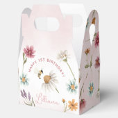 Spring Wildflower Gelukkige Verjaardag Favor Box Bedankdoosjes (Geopend)