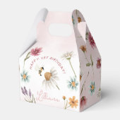 Spring Wildflower Gelukkige Verjaardag Favor Box Bedankdoosjes (Voorkant Zijde)