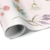 Spring Wildflower Gift Wrap Verpakking Papier (Rol Hoek)