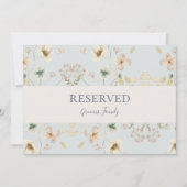 Spring Wildflower | Licht Blauw Gereserveerd teken (Voorkant)