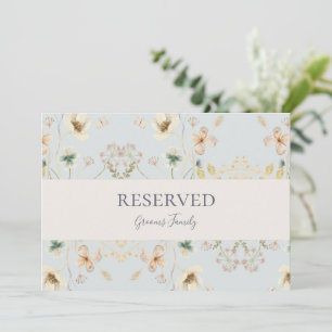 Spring Wildflower   Licht Blauw Gereserveerd teken