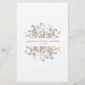 Spring Wildflower Meadow Garden Vrijgezellenfeest  (Achterkant)