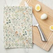 Spring Wildflower Meadow Kitchen Towels Theedoek (Quarter Fold)