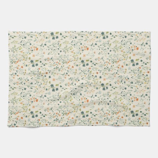 Spring Wildflower Meadow Kitchen Towels Theedoek (Horizontaal)
