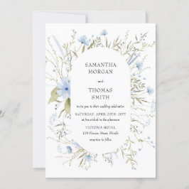 Spring Wildflower Meadow stoffige blauwe salie Kaart