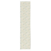 Spring Wildflower Meadow Table Runner Korte Tafelloper (Voorkant)