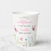 Spring Wildflower Meisje Baby shower Papier Cups Papieren Bekers (Voorkant)