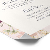 Spring Wildflower | Onderteken voor Drink van ondu Poster (Hoek)