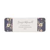 Spring Wildflower | Paars terugzendadres van Dusty Etiket (Voorkant)