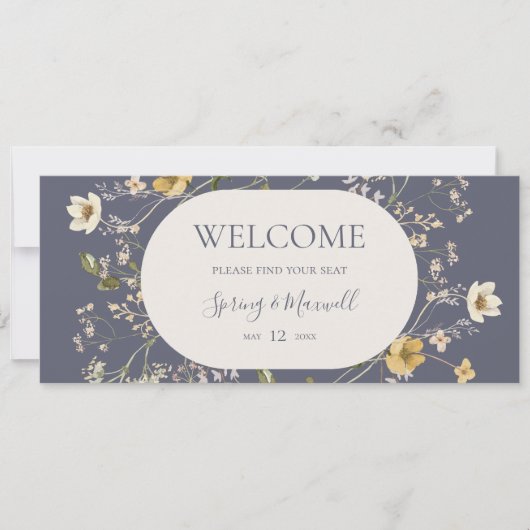 Spring Wildflower | Paarse hellingsgrafiek (Voorkant)