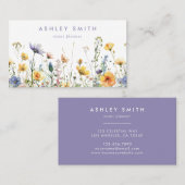 Spring Wildflower Visitekaartje (Voorkant / Achterkant)