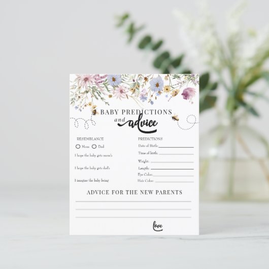 Spring Wildflower | Voorspellingen Advies Bee Show (Staand voorkant)